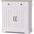29.5 Credenza Moderna con Mobile Buffet, Tavolino Buffet Moderno da Bar per Caffè, Ripiani Regolabili, Dispensa in Legno da Cucina, per Soggiorno, Ingresso