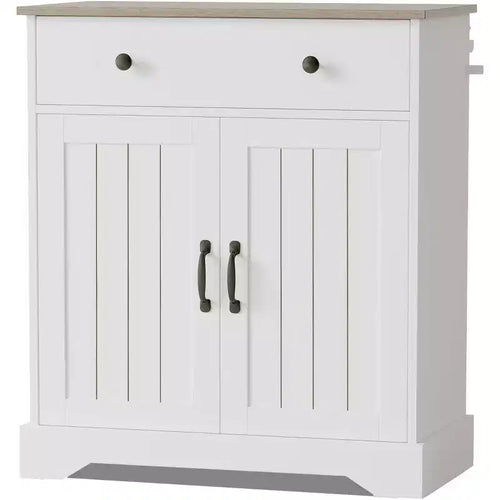 29.5 Credenza Moderna con Mobile Buffet, Tavolino Buffet Moderno da Bar per Caffè, Ripiani Regolabili, Dispensa in Legno da Cucina, per Soggiorno, Ingresso