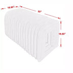 Panca Contenitore Ottomana Imbottita – Scomparto Segreto, Sedile Imbottito per Camera da Letto, Ingresso e Soggiorno