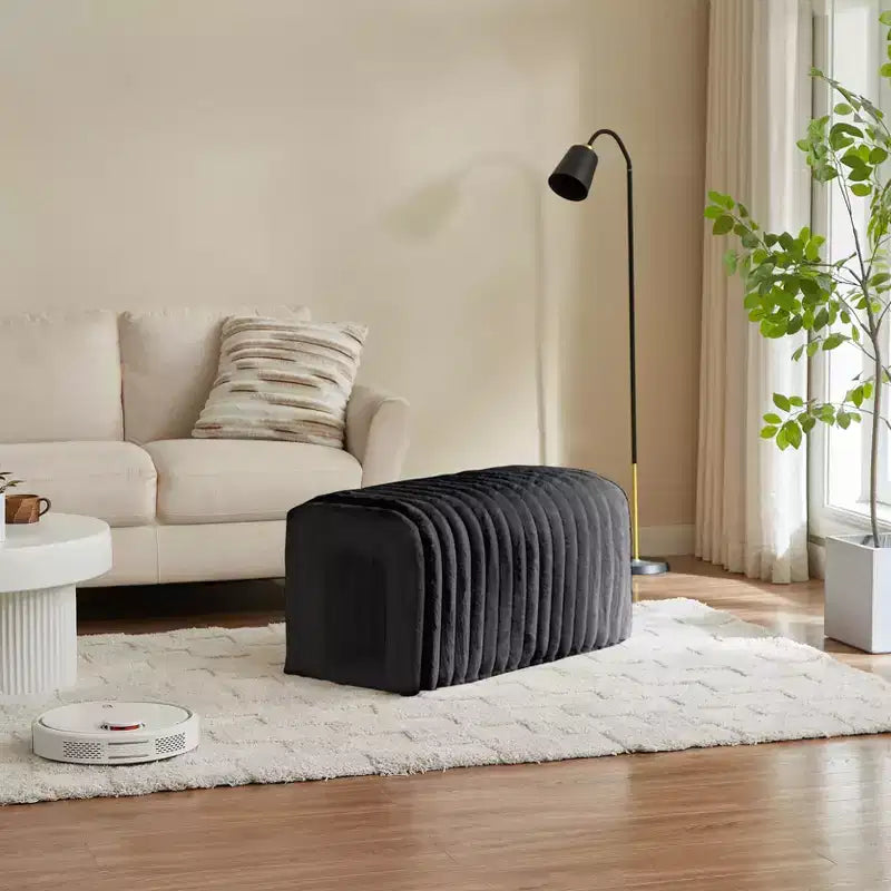 Panca Contenitore Ottomana Imbottita – Scomparto Segreto, Sedile Imbottito per Camera da Letto, Ingresso e Soggiorno