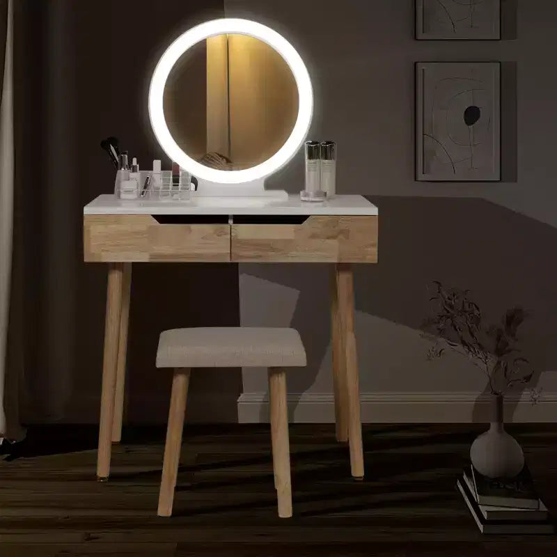 31.5 Toeletta Trucco con Specchio a LED