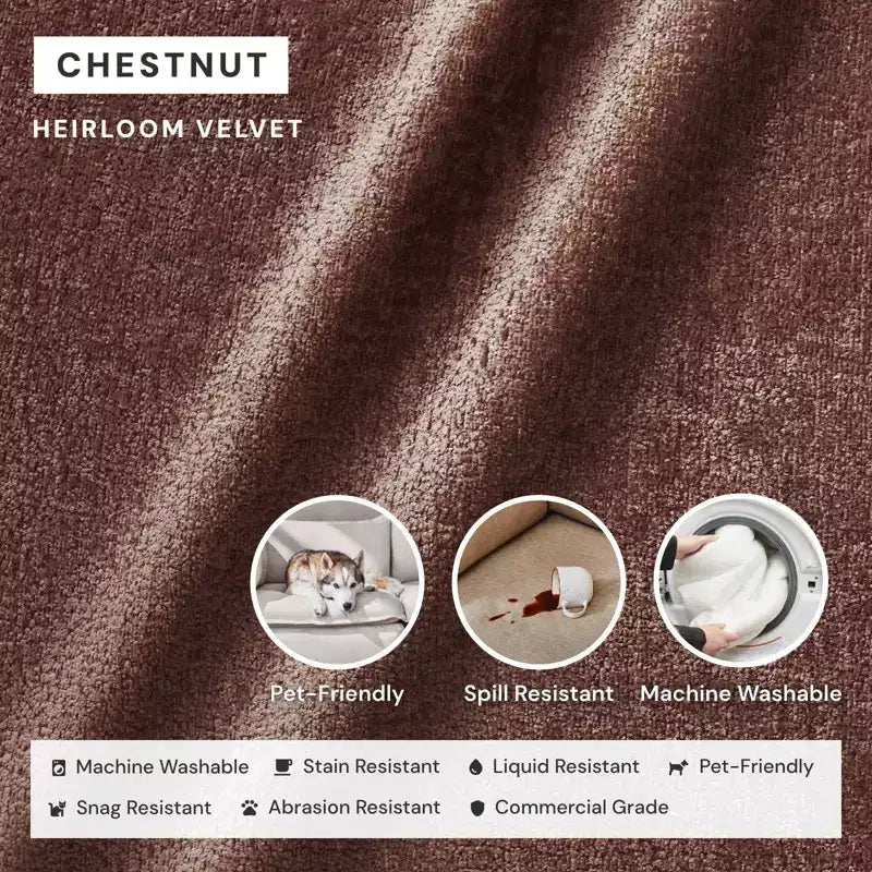 Chaise longue modulare e lavabile con seduta in memory foam e cuscino sagomato – Adatta agli animali domestici